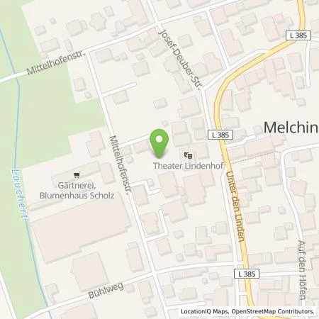 Standortübersicht der Tankstelle Stiftung Theater Lindenhof in 72393 Burladingen