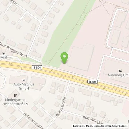 Standortübersicht der Tankstelle Audi München GmbH in 81825 München