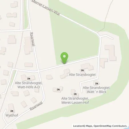 Standortübersicht der Tankstelle Verwaltungsgesellschaft Alte Strandvogtei mbH in 25980 Sylt