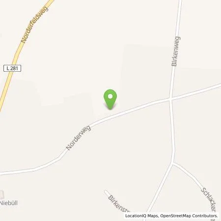 Standortübersicht der Tankstelle Bäckerei Lorenzen GmbH in 25862 Joldelund