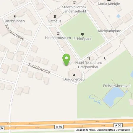 Standortübersicht der Tankstelle Stadt Langenselbold in 63505 Langenselbold