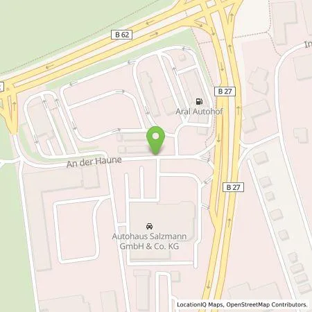 Standortübersicht der Tankstelle Autohaus Salzmann GmbH & Co. KG in 36251 Bad Hersfeld