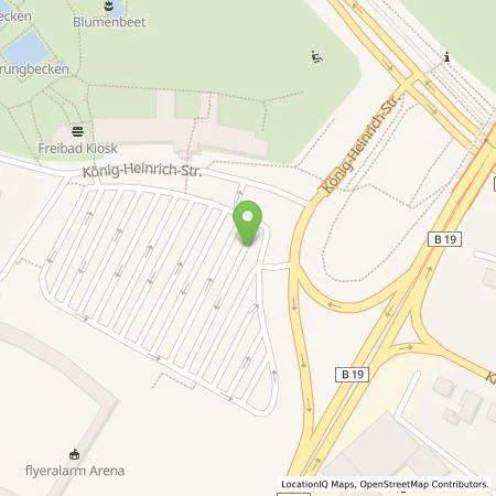 Standortübersicht der Tankstelle Evio Mobility GmbH in 97082 Würzburg