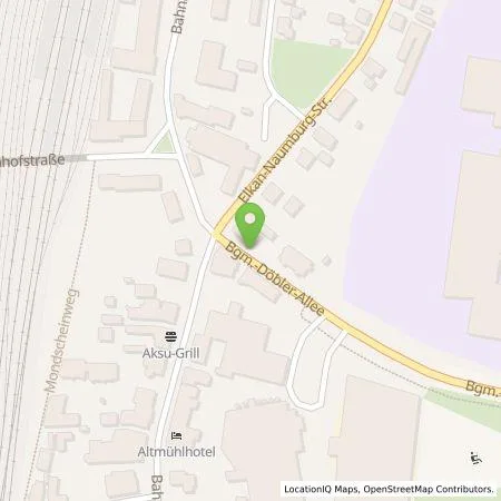 Standortübersicht der Tankstelle Guenter Wurzer in 91757 Treuchtlingen