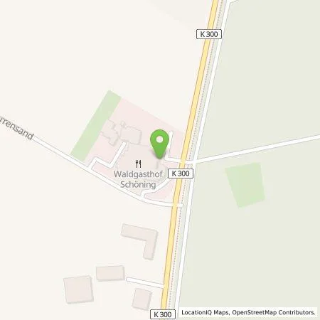 Standortübersicht der Tankstelle Waldgasthof Schöning in 26169 Friesoythe/Augustendorf