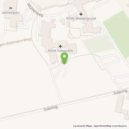 Standortübersicht der Tankstelle Klinik Solequelle Kemper GmbH in 59597 Erwitte