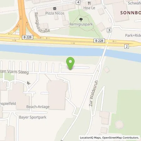 Standortübersicht der Tankstelle SV Bayer Wuppertal e.V. in 42329 Wuppertal