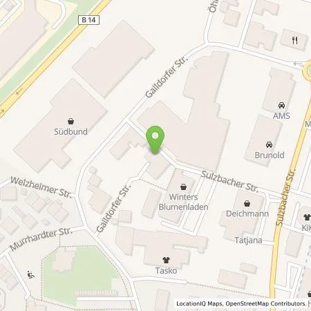 Standortübersicht der Tankstelle Eugen Hackenschuh e. K. in 71522 Backnang