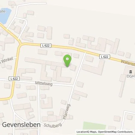 Standortübersicht der Tankstelle Landstrom GmbH & Co. KG in 38384 Gevensleben