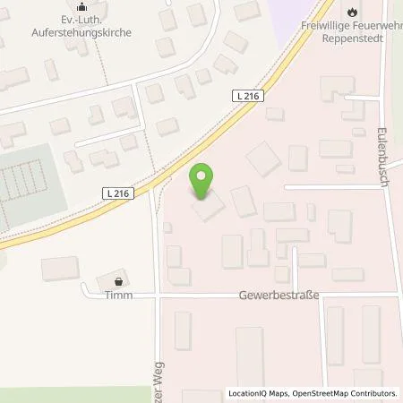 Standortübersicht der Tankstelle David Communication e.K. in 21391 Reppenstedt