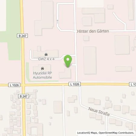 Standortübersicht der Tankstelle RP Automobile GmbH in 99869 Schwabhausen