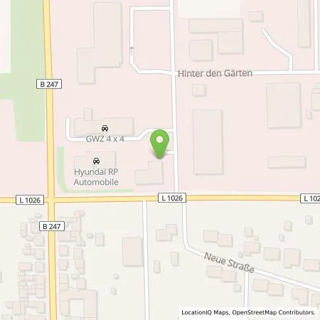 Standortübersicht der Tankstelle RP Automobile GmbH in 99869 Schwabhausen