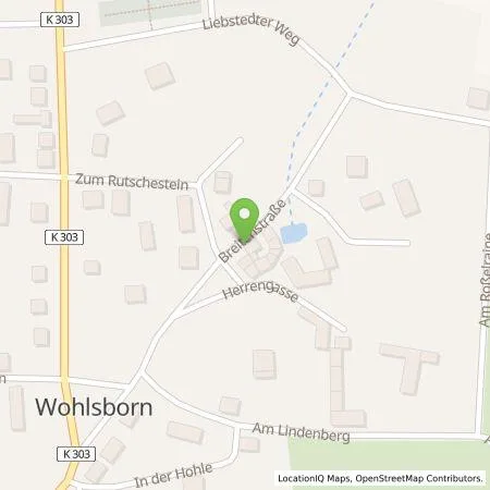 Standortübersicht der Tankstelle IGW Ingenieurgesellschaft für Wasserkraftanlagen mbH in 99439 Wohlsborn