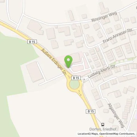 Standortübersicht der Tankstelle Stadtwerke Dorfen GmbH in 84405 Dorfen