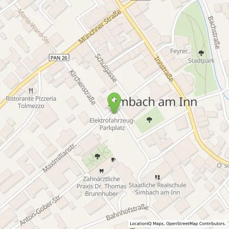 Standortübersicht der Tankstelle In(n) Energie GmbH in 84359 Simbach am Inn