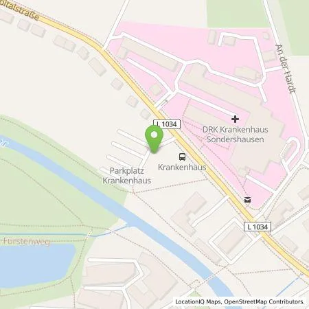 Standortübersicht der Tankstelle Stadtwerke Sondershausen GmbH in 99706 Sondershausen