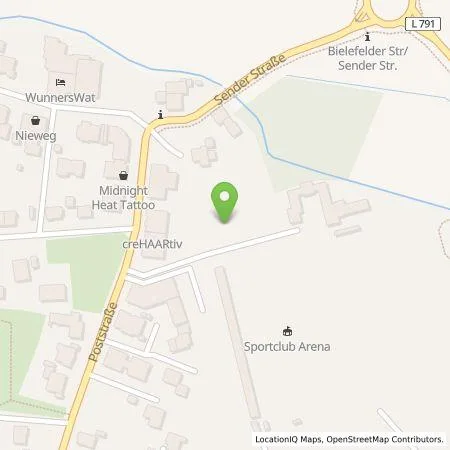 Standortübersicht der Tankstelle Stadtwerk Verl GmbH in 33415 Verl