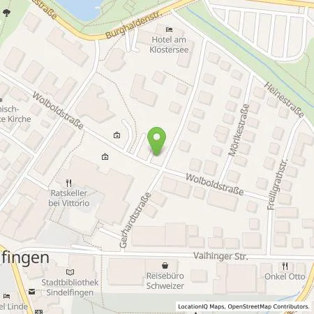 Standortübersicht der Tankstelle Stadtwerke Sindelfingen Mobility GmbH in 71063 Sindelfingen