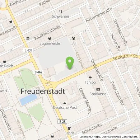 Standortübersicht der Tankstelle Regioladen+ GmbH & Co.KG in 72250 Freudenstadt