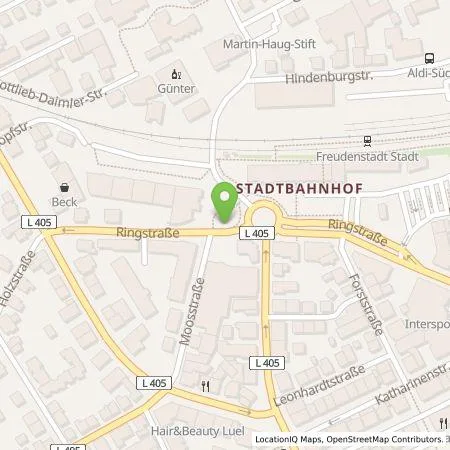 Standortübersicht der Tankstelle Regioladen+ GmbH & Co.KG in 72250 Freudenstadt