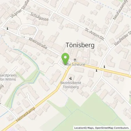 Standortübersicht der Tankstelle Stadtwerke Kempen GmbH in 47906 Kempen