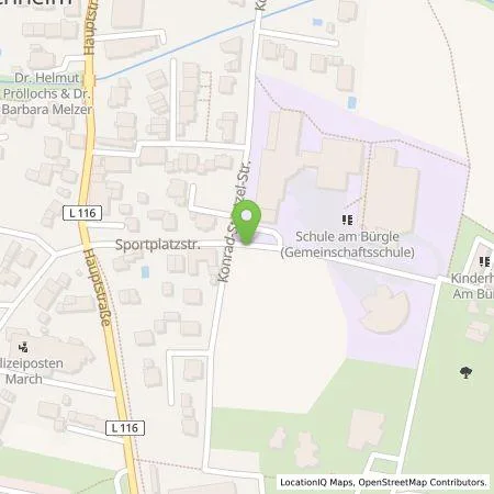 Standortübersicht der Tankstelle Gemeinde March in 79232 March