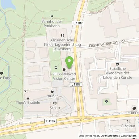 Standortübersicht der Tankstelle Stuttgarter Heimschutz Otto Müller GmbH & Co KG in 70192 Stuttgart