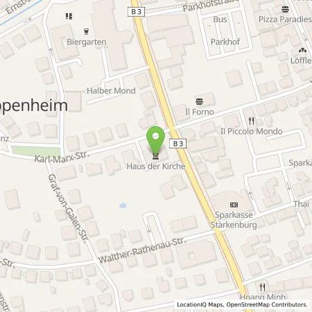 Standortübersicht der Tankstelle Energiegenossenschaft Starkenburg eG in 64646 Heppenheim