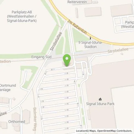 Standortübersicht der Tankstelle Eneco eMobility B.V. in 44139 Dortmund