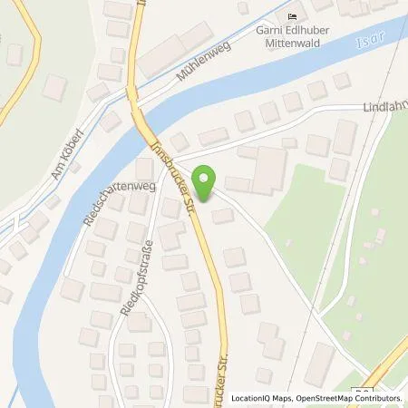 Standortübersicht der Tankstelle KEW Karwendel Energie und Wasser GmbH in 82481 Mittenwald