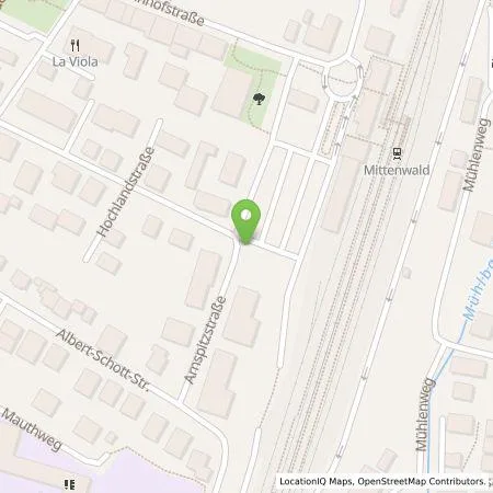 Standortübersicht der Tankstelle KEW Karwendel Energie und Wasser GmbH in 82481 Mittenwald