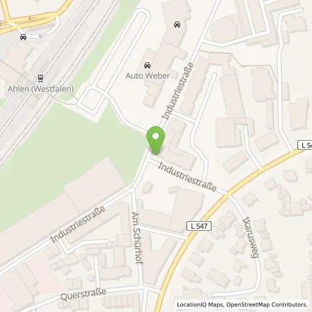 Standortübersicht der Tankstelle Stadtwerke Ahlen GmbH in 59229 Ahlen