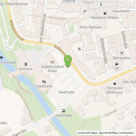 Standortübersicht der Tankstelle Stadtwerke Ahlen GmbH in 59227 Ahlen