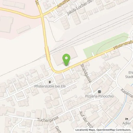 Standortübersicht der Tankstelle Donau-Iller Bank eG in 89584 Ehingen (Donau)