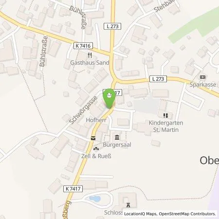 Standortübersicht der Tankstelle Donau-Iller Bank eG in 89613 Oberstadion