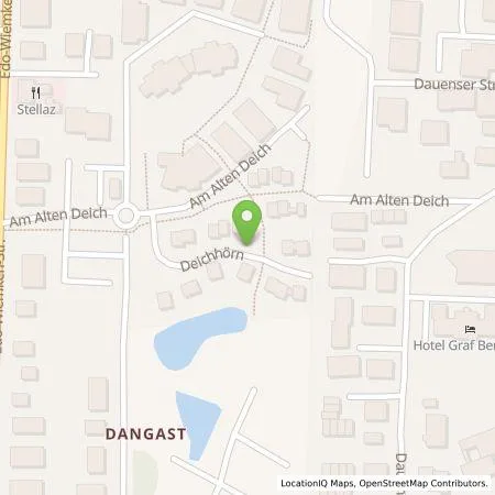 Standortübersicht der Tankstelle Henning Sassen in 26316 Varel