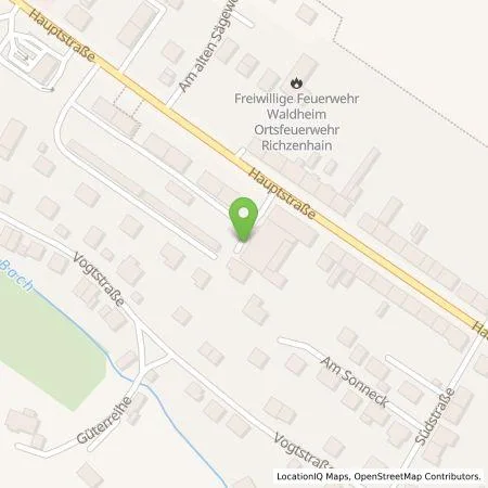 Standortübersicht der Tankstelle Auto-Köhler GmbH in 04736 Waldheim