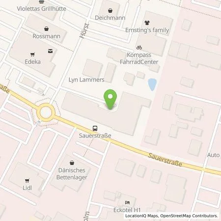 Standortübersicht der Tankstelle Autohaus Fräter GmbH in 24340 Eckernförde