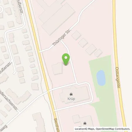 Standortübersicht der Tankstelle Grafschafter Autozentrale Heinrich Krüp GmbH in 48529 Nordhorn