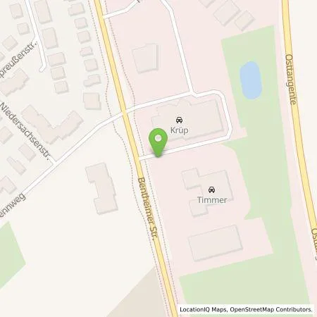 Standortübersicht der Tankstelle Grafschafter Autozentrale Heinrich Krüp GmbH in 48529 Nordhorn