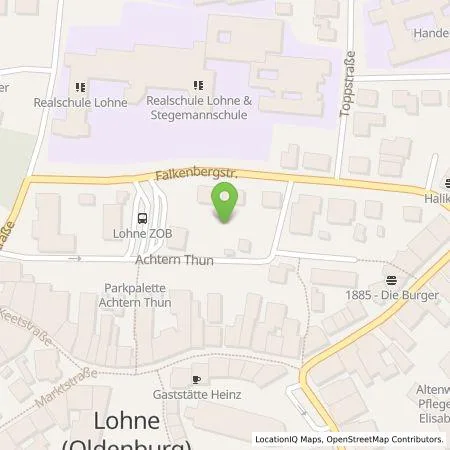 Standortübersicht der Tankstelle Bernhard Steingroever -Blockheizkraftwerk- in 49393 Lohne