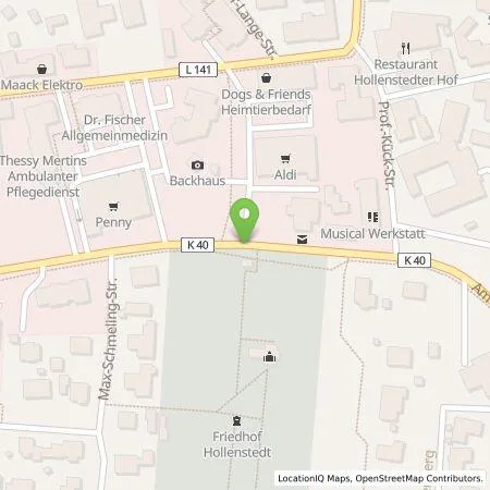 Standortübersicht der Tankstelle Energieportal Werner in 21279 Hollenstedt