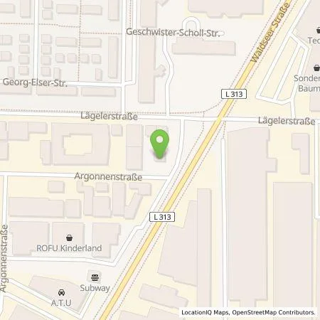 Standortübersicht der Tankstelle w3 GmbH in 88250 Weingarten