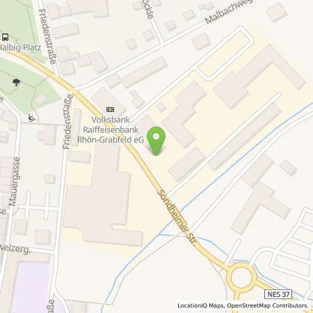 Standortübersicht der Tankstelle ÜWR Mobilität GmbH & Co. KG in 97638 Mellrichstadt