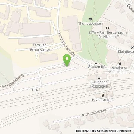 Standortübersicht der Tankstelle Stadtwerke Haan GmbH in 42781 Haan