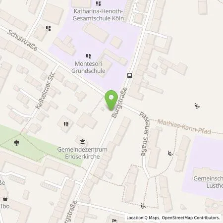 Standortübersicht der Tankstelle TankE GmbH in 51103 Köln