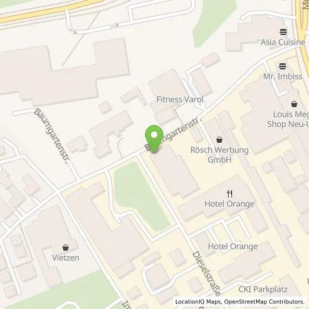 Standortübersicht der Tankstelle Passigatti GmbH & Co KG in 89231 Neu-Ulm