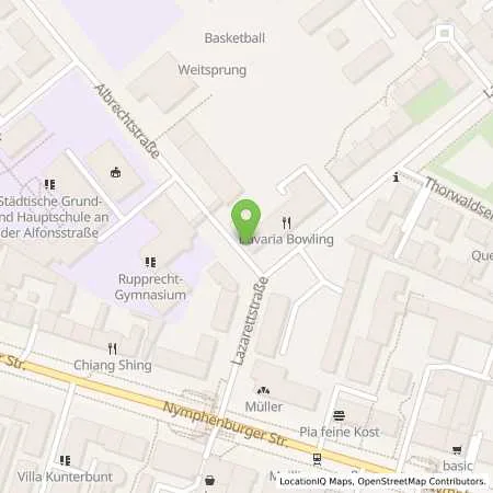 Standortübersicht der Tankstelle SWM Versorgungs GmbH in 80636 München