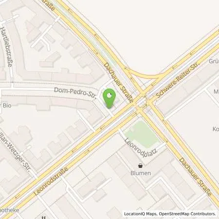 Standortübersicht der Tankstelle SWM Versorgungs GmbH in 80636 München