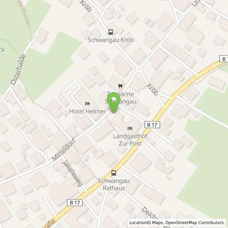 Standortübersicht der Tankstelle Landgasthof Zur Post in 87645 Schwangau